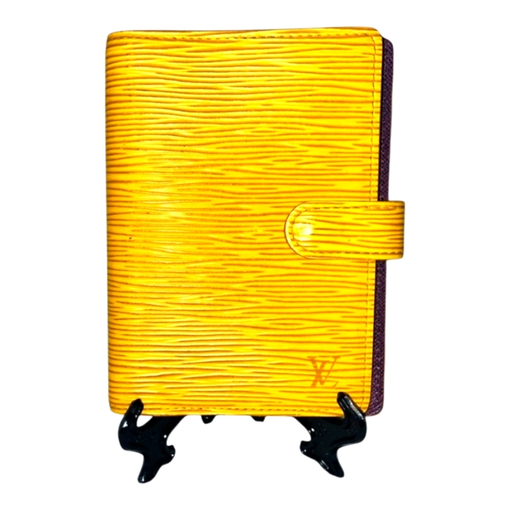 Louis Vuitton - Yellow & Purple EPI Leather Agenda Book  ☆ CA1907